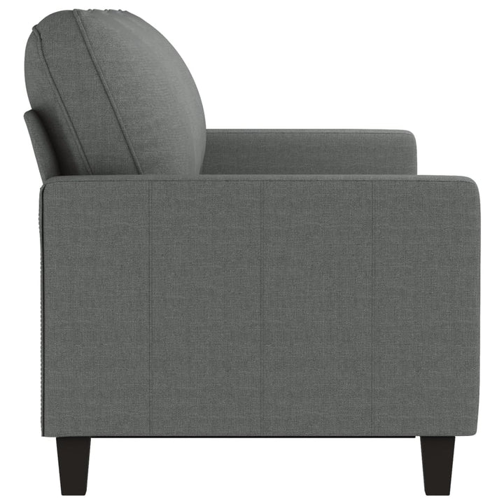 vidaXL Sofa Chair Upholstered Accent Armchair Sofa Comfort Dark Gray Fabric-11